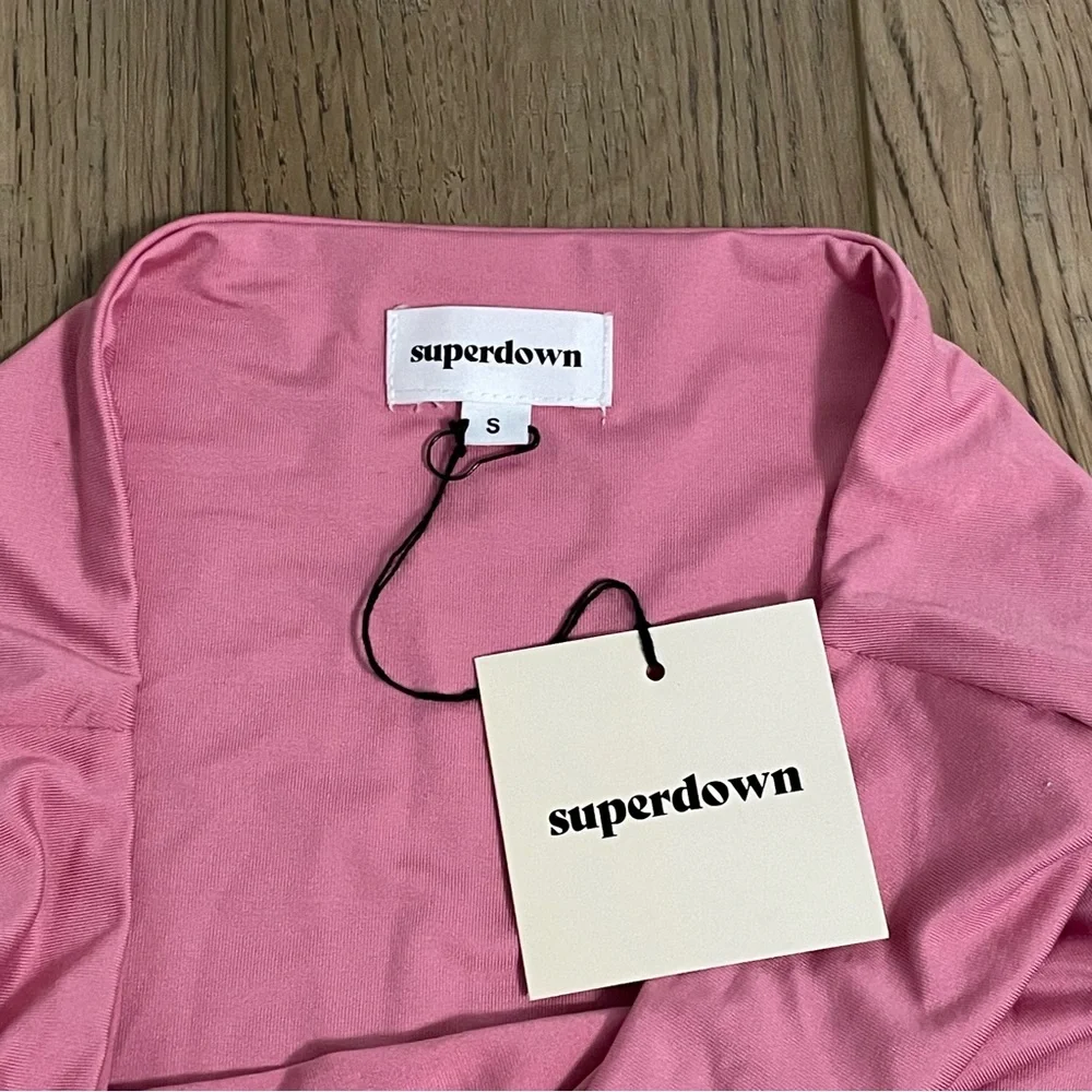 Superdown Valencia Pink‎ Tulip Mini Skirt NEW